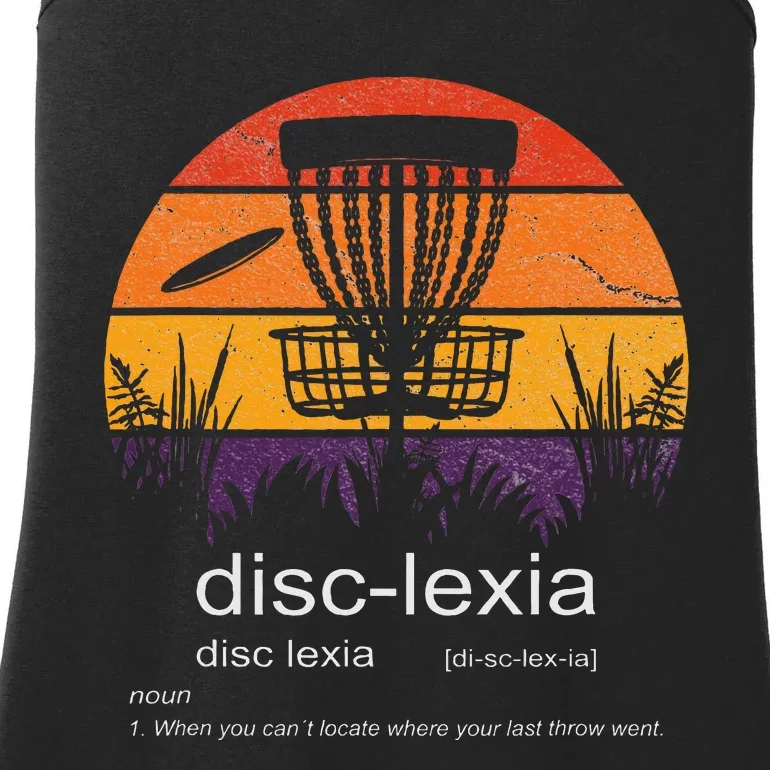 Disc Golf Disclexia Disc Golf Meme Funny Disc Golf Ladies Essential Tank