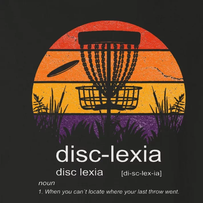 Disc Golf Disclexia Disc Golf Meme Funny Disc Golf Toddler Long Sleeve Shirt