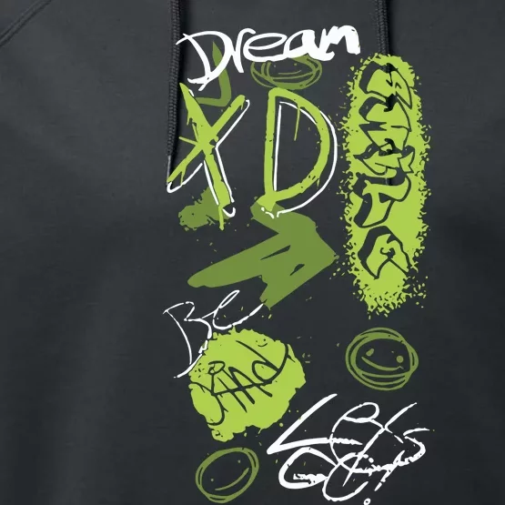 Dream Graffiti Performance Fleece Hoodie