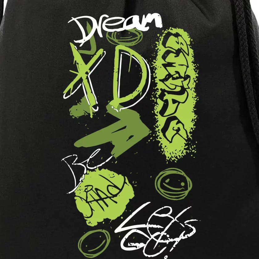 Dream Graffiti Drawstring Bag