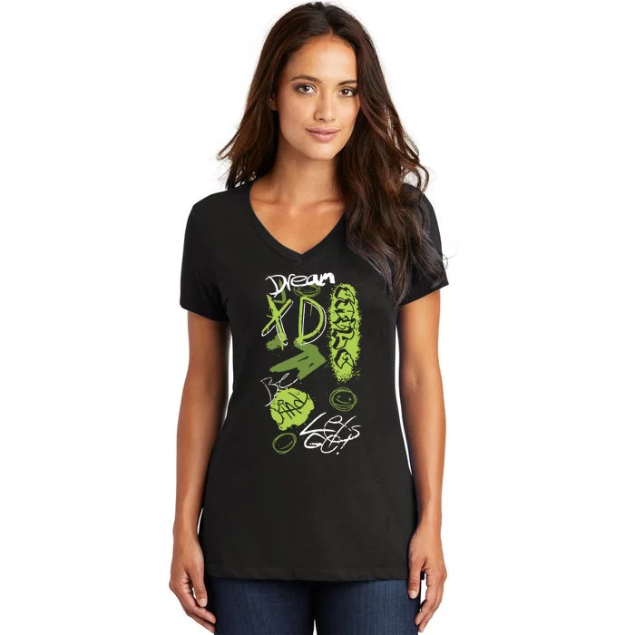 Dream Graffiti Women's V-Neck T-Shirt