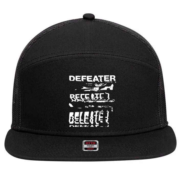 Defeater Glitch 7 Panel Mesh Trucker Snapback Hat