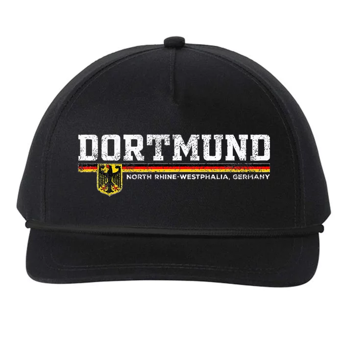 Dortmund Germany Deutschland Snapback Five-Panel Rope Hat