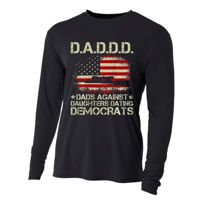 Daddd Gun Dads Against Daughters Dating Democrats Cooling Performance Long Sleeve Crew