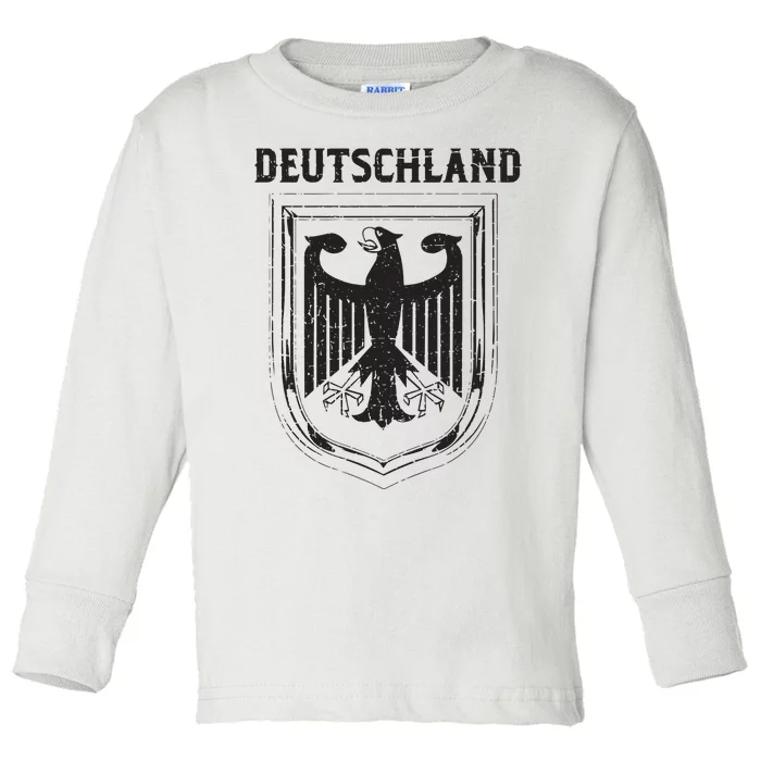 Deutschland Germany Eagle Nationalism Symbol Toddler Long Sleeve Shirt