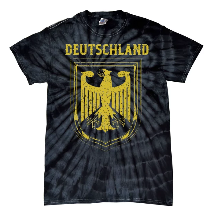 Deutschland Germany Eagle Nationalism Symbol Tie-Dye T-Shirt