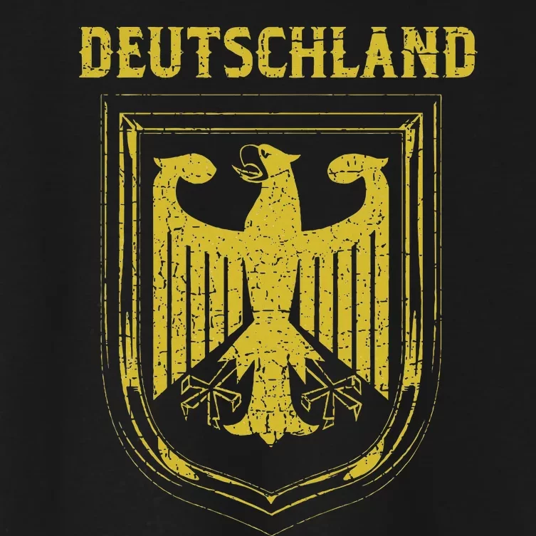 Deutschland Germany Eagle Nationalism Symbol Women's Crop Top Tee