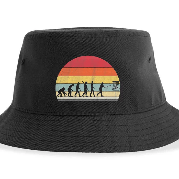 Disc Golf Evolution Frolf Frisbee Gift Discgolf Sustainable Bucket Hat