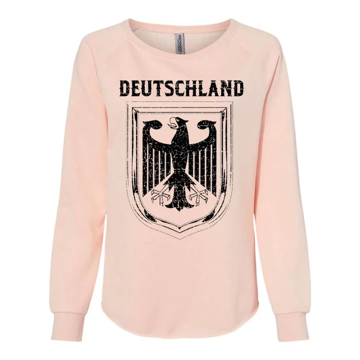 Deutschland Germany Eagle Nationalism Symbol Womens California Wash Sweatshirt