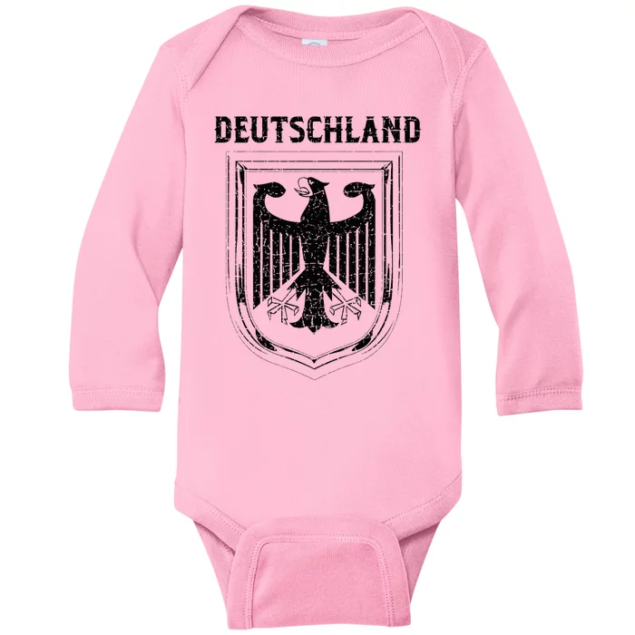 Deutschland Germany Eagle Nationalism Symbol Baby Long Sleeve Bodysuit