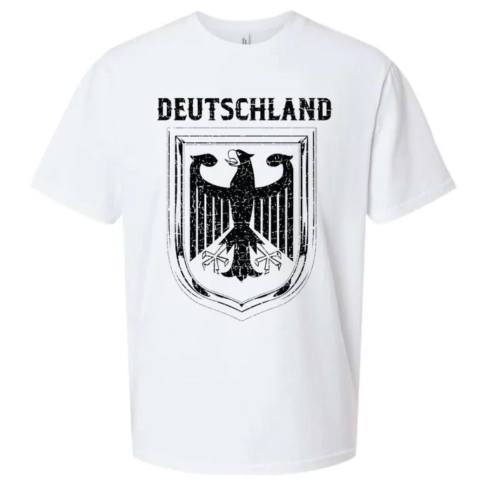 Deutschland Germany Eagle Nationalism Symbol Sueded Cloud Jersey T-Shirt