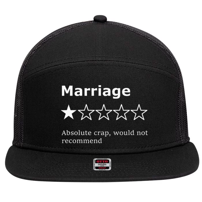 Divorce Gifts For Men Women Funny One Star Just Divorced 7 Panel Mesh Trucker Snapback Hat