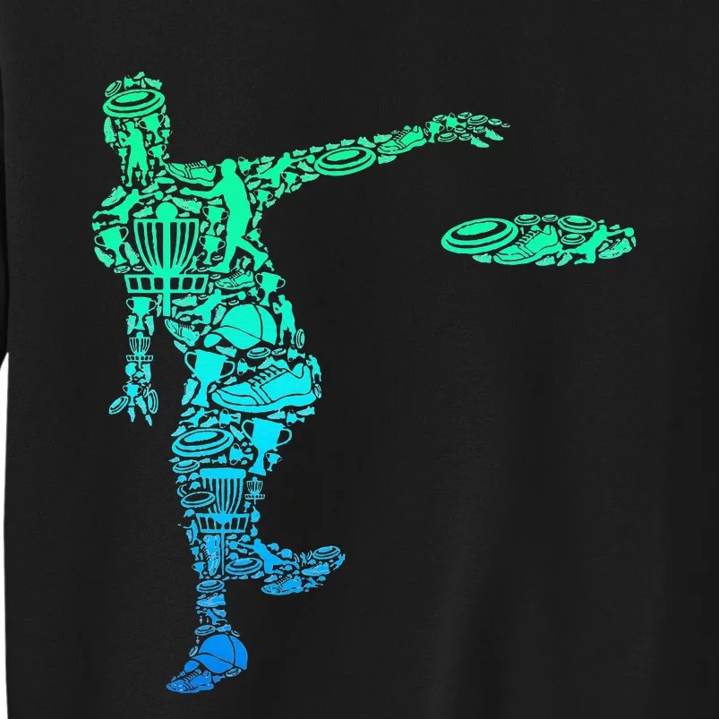 Disc Golf Frisbee Tall Sweatshirt