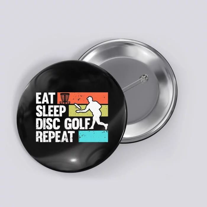 Disc Golf Funny May The Course Be With You Button