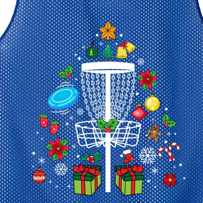 Disc Golf Frisbee Christmas Ornat Tree Funny Cool Gift Mesh Reversible Basketball Jersey Tank