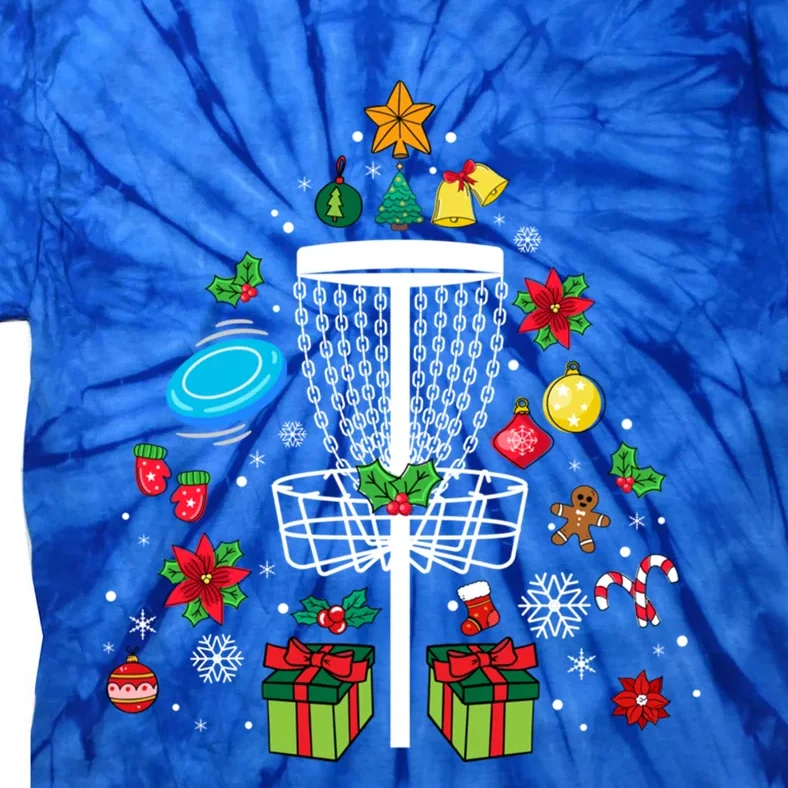 Disc Golf Frisbee Christmas Ornat Tree Funny Cool Gift Tie-Dye T-Shirt