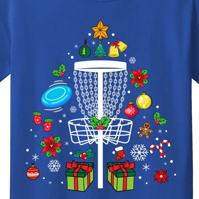 Disc Golf Frisbee Christmas Ornat Tree Funny Cool Gift Kids T-Shirt