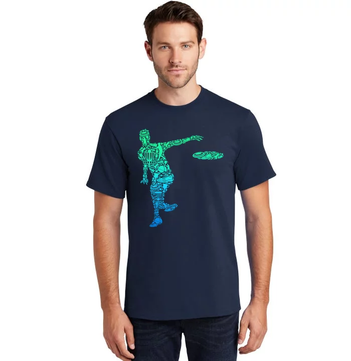 Disc Golf Frisbee Boy Tall T-Shirt