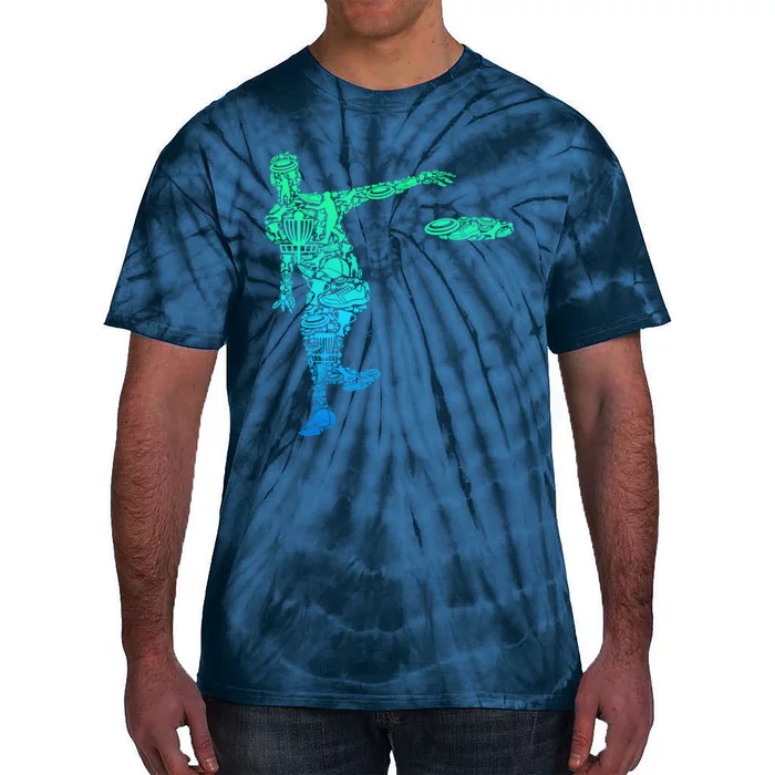 Disc Golf Frisbee Boy Tie-Dye T-Shirt