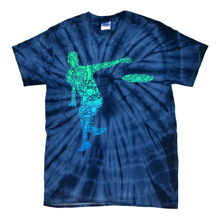 Disc Golf Frisbee Boy Tie-Dye T-Shirt