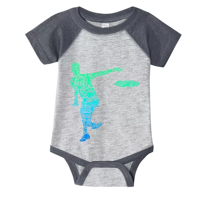 Disc Golf Frisbee Boy Infant Baby Jersey Bodysuit