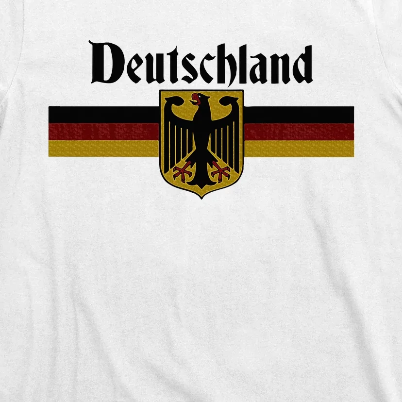 Deutschland Germany Flag Coat Of Arms Eagle Banner T-Shirt