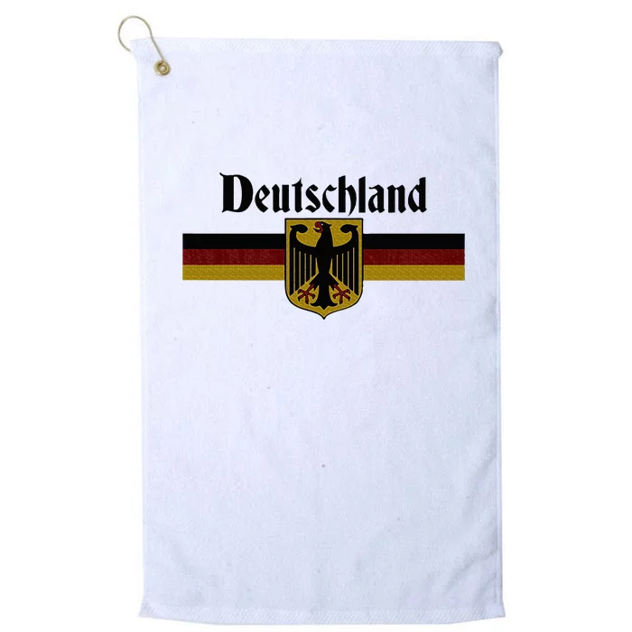 Deutschland Germany Flag Coat Of Arms Eagle Banner Platinum Collection Golf Towel