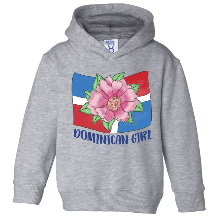 Dominican Girl Flag Toddler Hoodie