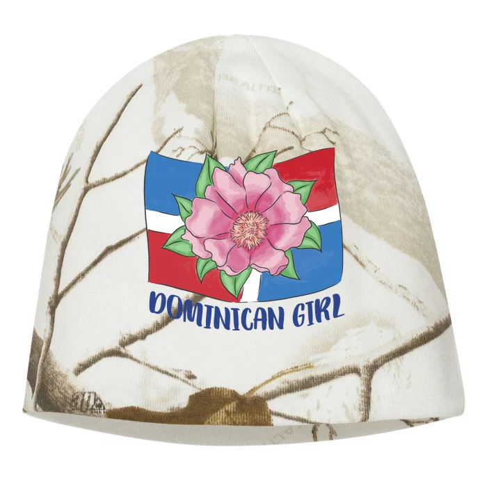 Dominican Girl Flag Kati - Camo Knit Beanie