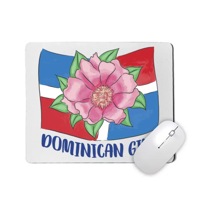 Dominican Girl Flag Mousepad