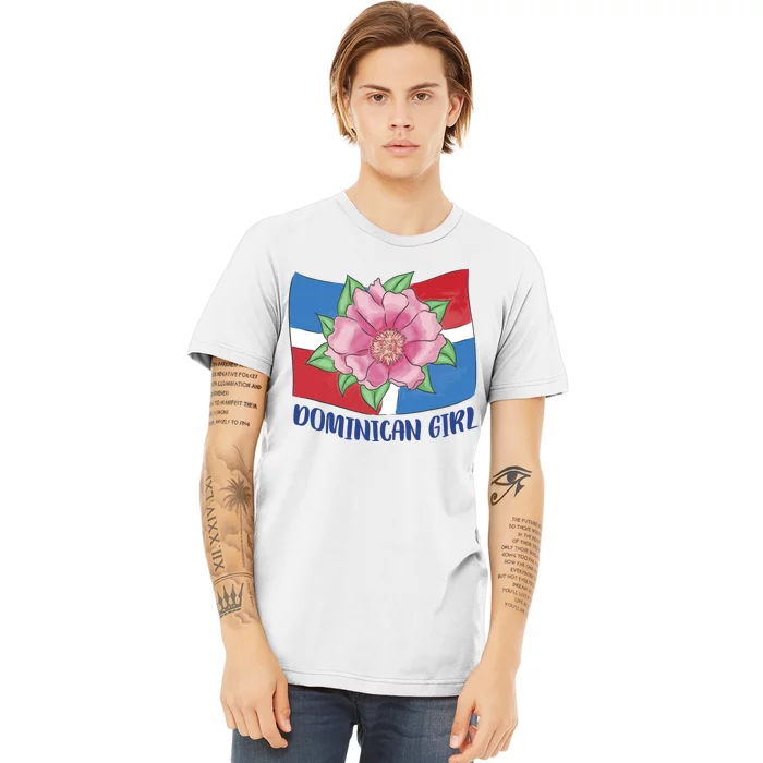 Dominican Girl Flag Premium T-Shirt