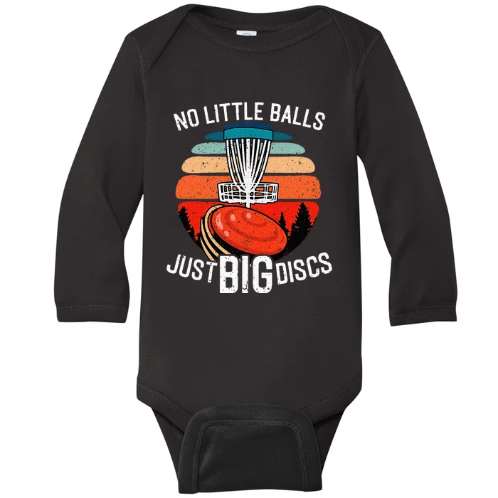 Disc Golf  Funny Disc Golf Tee Disc Golf Player Baby Long Sleeve Bodysuit