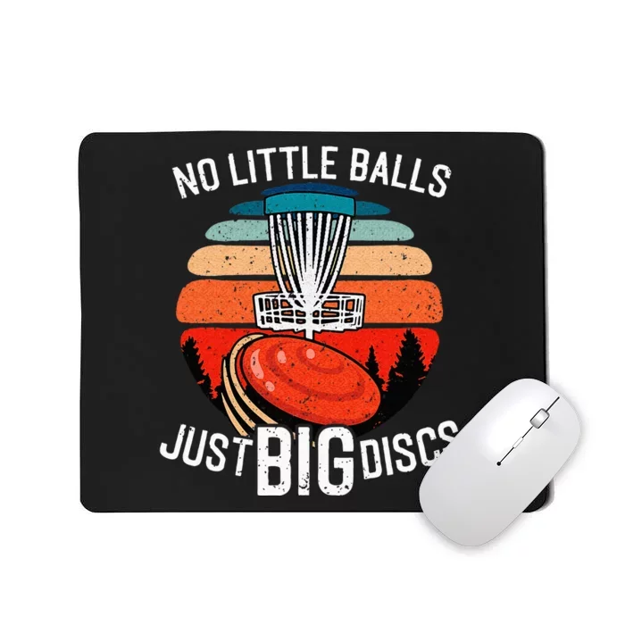 Disc Golf  Funny Disc Golf Tee Disc Golf Player Mousepad