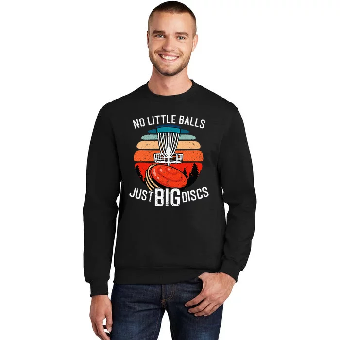 Disc Golf Funny Disc Golf Tee Disc Golf Player Tall Sweatshirt