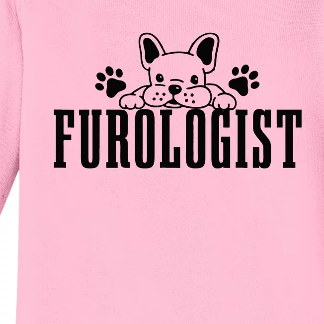 Dog Groomer Furologist Puppy Care Funny Dog Grooming Salon Baby Long Sleeve Bodysuit