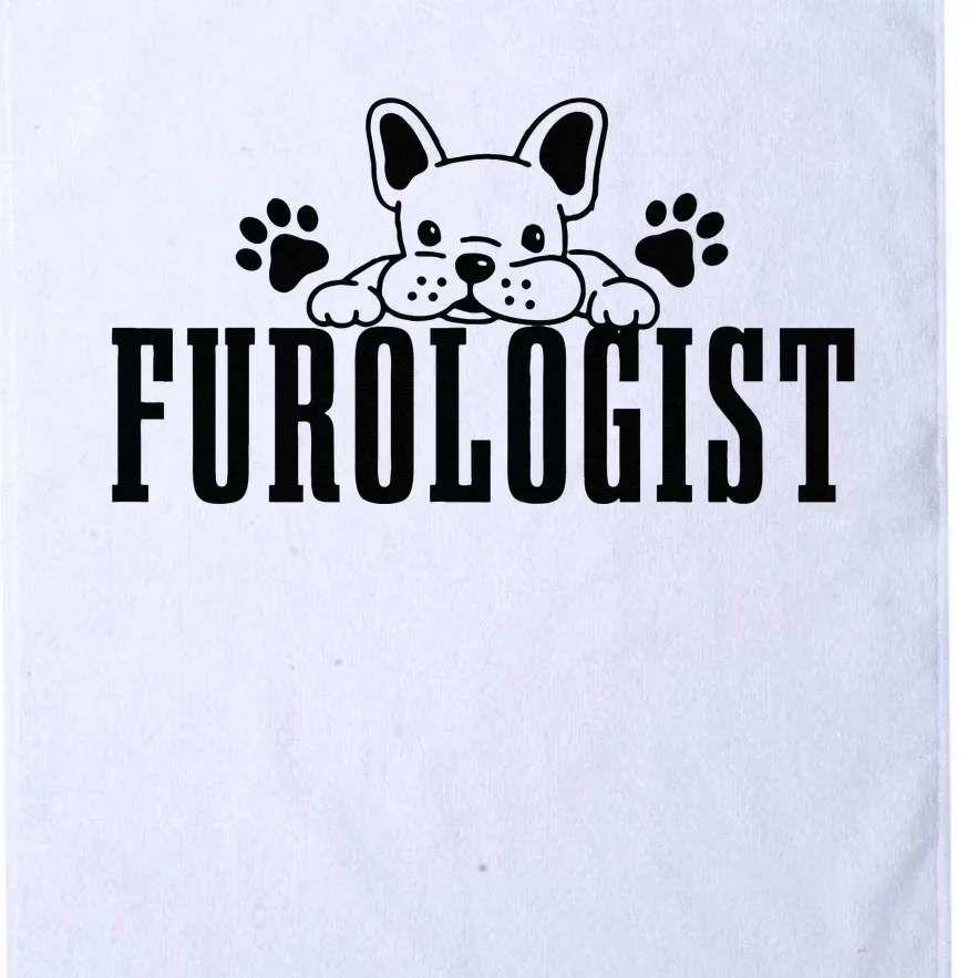 Dog Groomer Furologist Puppy Care Funny Dog Grooming Salon Platinum Collection Golf Towel