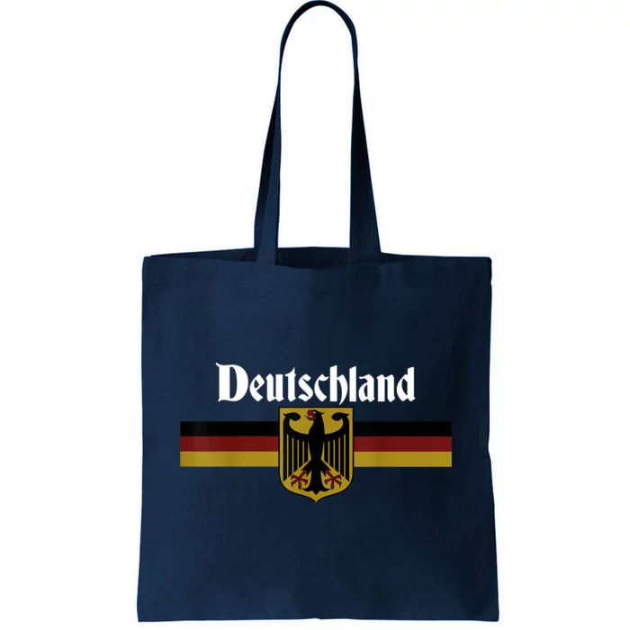 DEUTSCHLAND Germany Flag Coat of Arms Eagle Banner Vintage Tote Bag