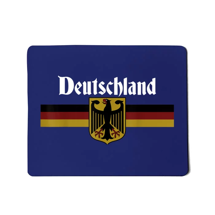 DEUTSCHLAND Germany Flag Coat of Arms Eagle Banner Vintage Mousepad