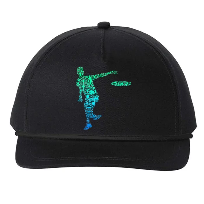 Disc Golf Frisbee Snapback Five-Panel Rope Hat