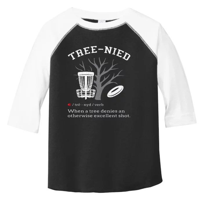 Disc Golf Funny Stupid Tree Tree Nied Iii Toddler Fine Jersey T-Shirt