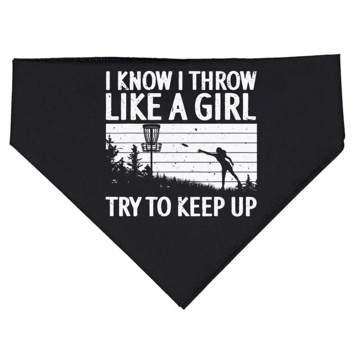 Disc Golf Funny Stupid Tree Disc Golf Player USA-Made Doggie Bandana