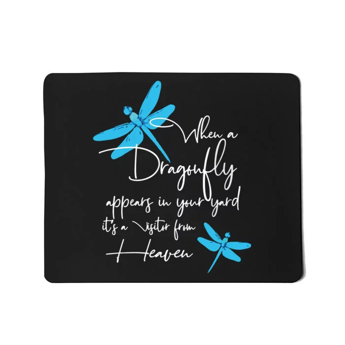 Dragonfly Gift For Spiritual Faith Dragonflies Lovers Mousepad