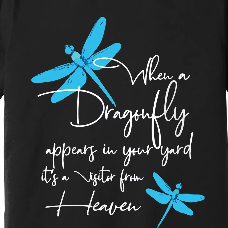 Dragonfly Gift For Spiritual Faith Dragonflies Lovers Premium T-Shirt