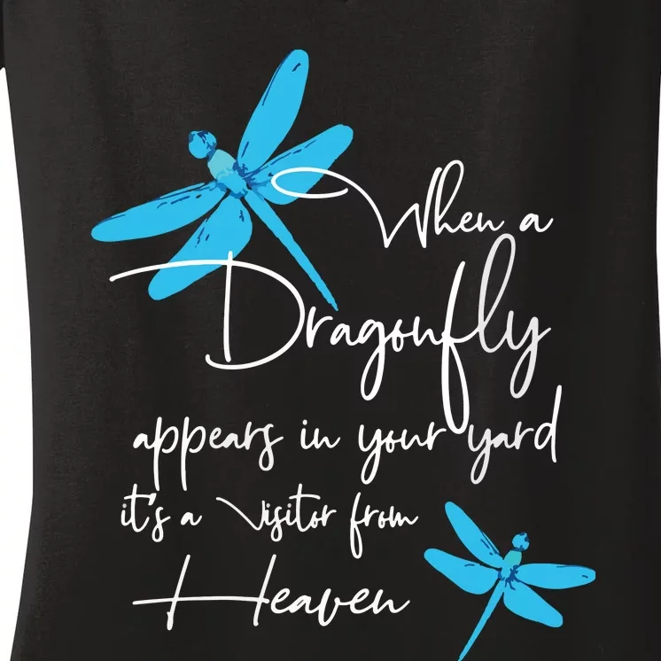 Dragonfly Gift For Spiritual Faith Dragonflies Lovers Women's V-Neck T-Shirt