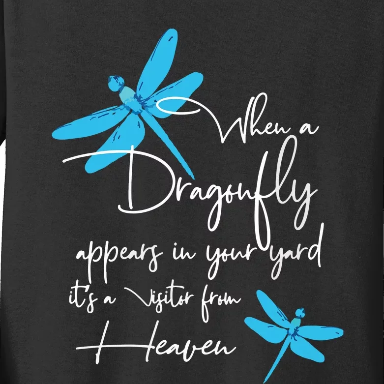 Dragonfly Gift For Spiritual Faith Dragonflies Lovers Kids Long Sleeve Shirt