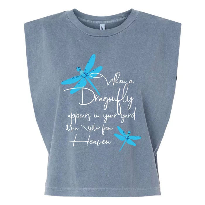 Dragonfly Gift For Spiritual Faith Dragonflies Lovers Garment-Dyed Women's Muscle Tee