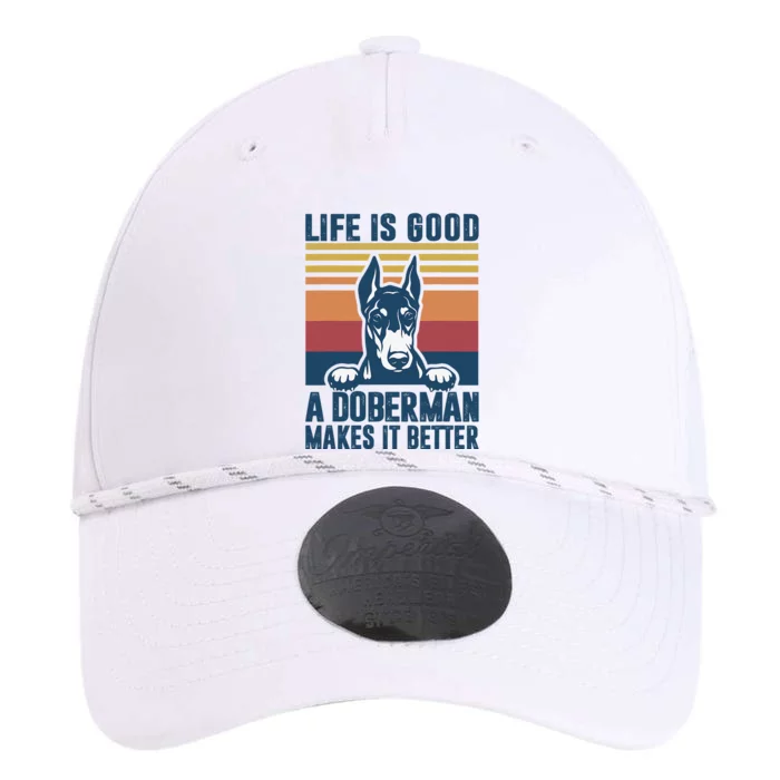 Doberman Gifts For  Doberman Dog Dad Mom Performance The Dyno Cap