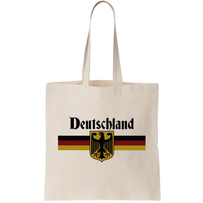 Deutschland Germany Flag Coat Of Arms Eagle Banner Tote Bag