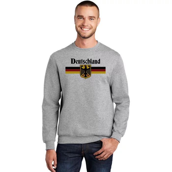 Deutschland Germany Flag Coat Of Arms Eagle Banner Tall Sweatshirt