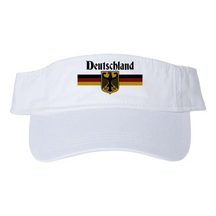 Deutschland Germany Flag Coat Of Arms Eagle Banner Valucap Bio-Washed Visor